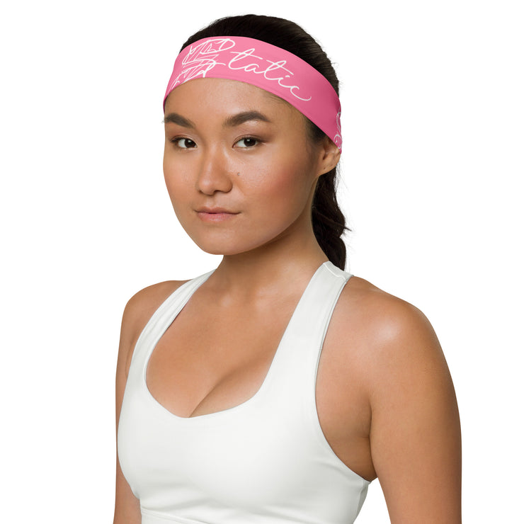 Pink Static Headband - Static Sportswear