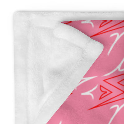 Pink Throw Blanket - Static Sportswear