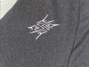 Static Compression Seamless T-Shirt Static Sportswear -GREY close up