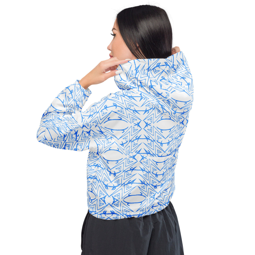 ジャケット・アウター Satur Crop Hood Wind Jacket Women's SS1 cropped Windbreaker | Static Sportswear