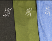 Static Compression Seamless T-Shirts Static Sportswear -BLACK, GREEN, BLUE close up