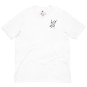 Static White  t-shirt - Static Sportswear Front View